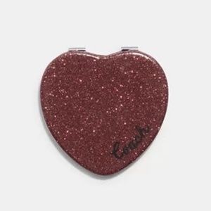 Coach Glitter Heart Compact